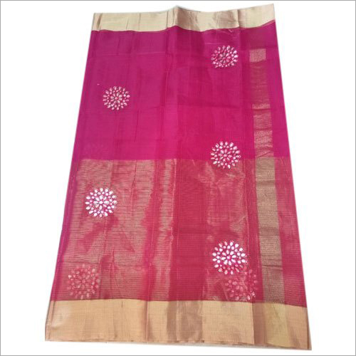 Ladies Modern Gota Patti Work Saree